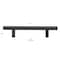 Gliderite Hardware 3-3/4 in. Center to Center Matte Black Solid Steel Bar Pull - 5001-96-MB, 5PK 5001-96-MB-5 - alternate 3